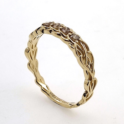 copy of Diamantring aus 14kt Weißgold Keltischer Knoten