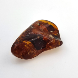 77,03 ct Ambra con insetto cabochon 54,22 x 34,87 x 16,63 mm