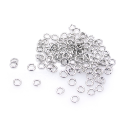 DIY Offener Ring aus 925er Silber 3,5 x 3,5 mm
