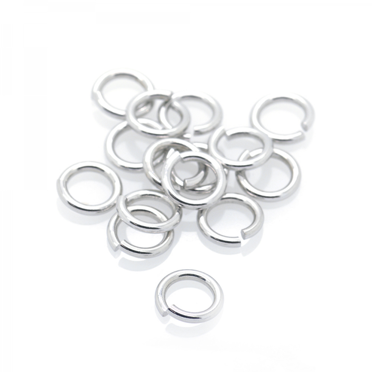 DIY Open ring in 925 silver 8 x 8 mm