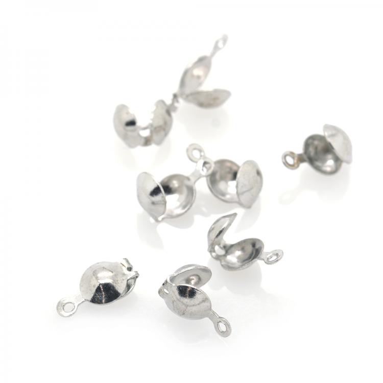 DIY Tapa Nudos en argent 925 5 x 5 mm