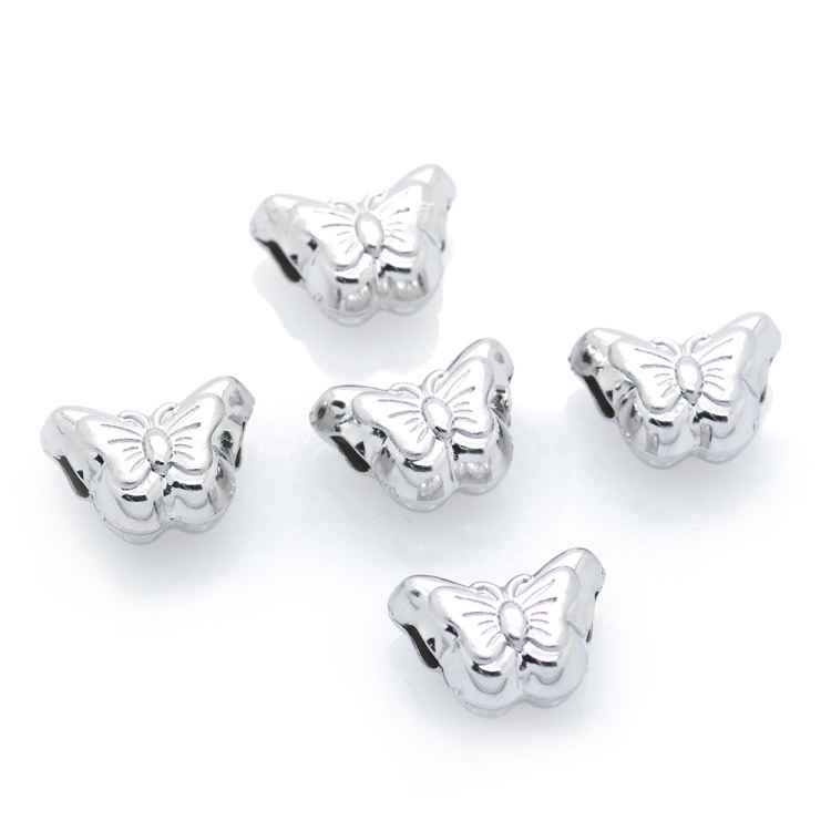 DIY Schmuckstein Schmetterling aus 925er Silber mit Rhodiumbeschichtung