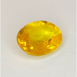 1,91 Karat Gelber Saphir Oval geschliffen  8,73 x 6,70 x 3,41 mm