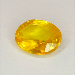1,91 Karat Gelber Saphir Oval geschliffen  8,73 x 6,70 x 3,41 mm