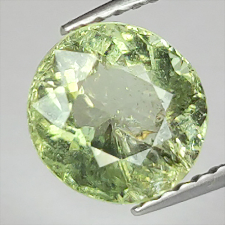 1,43 ct Tormalina Taglio Ovale 7,32x7,04x4,23 mm