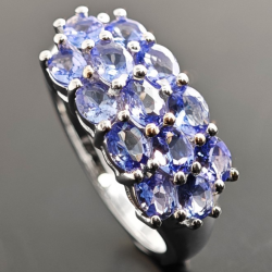 Bague Argent et Tanzanite