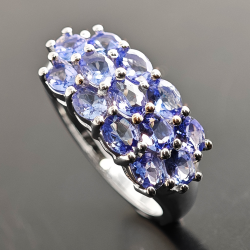 Bague Argent et Tanzanite
