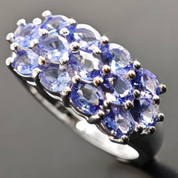Bague Argent et Tanzanite