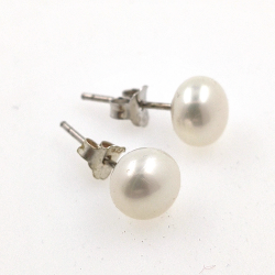 Pendientes de Perla y Plata 925