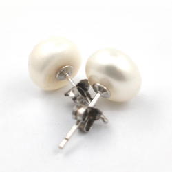 Pearl and Silver 925 Earrings