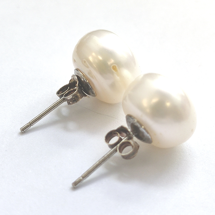 Pendientes de Perla y Plata 925