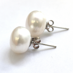 Pendientes de Perla y Plata 925