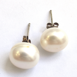 Pearl and Silver 925 Earrings