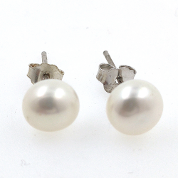 Pearl and Silver 925 Earrings