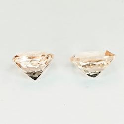 1ct Morganita talla cojin 6mm