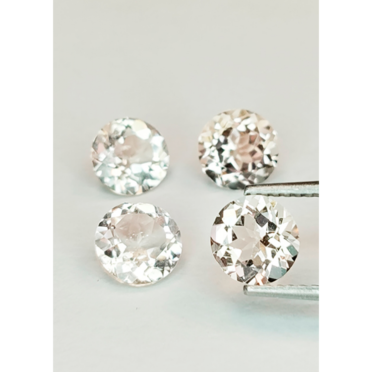 1 ct Morganit, Rundschliff, 5 mm