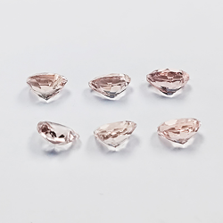 1ct Morganita talla corazón  5 mm