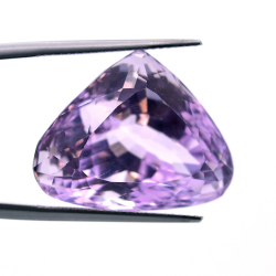 36,08 ct Kunzit Birne Schnitt