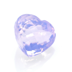 16,12 ct Amethyst Heart Cut with Chessboard 17,17x14,2mm