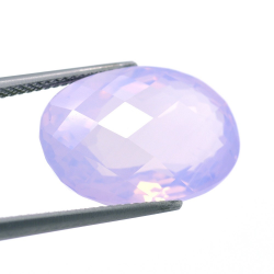 15,63 ct Amethyst Oval Cut with Chessboard 19,18x13,38mm