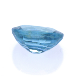 2,18 ct Zircón Azul Talla Ovalada