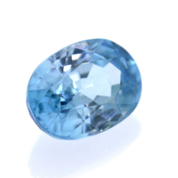 2,27 ct Natural Blue Zircon Oval Cut