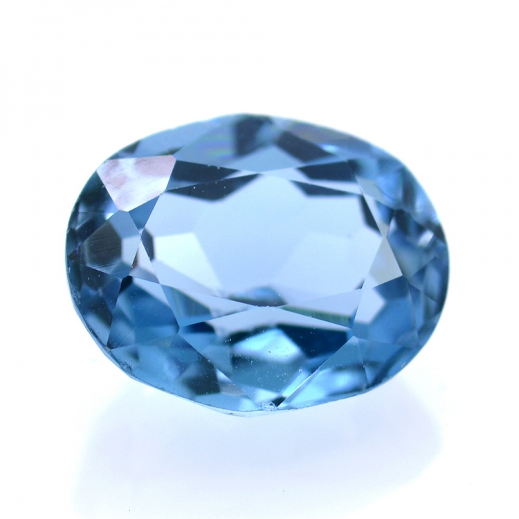 5,14 ct  Topacio London Blue Talla Ovalada