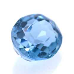 5,14 ct London Blue Topaze Taille Ovale