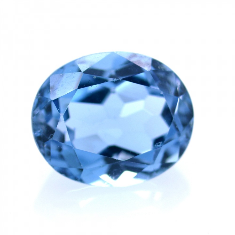 5,09 ct London Blue Topas Oval Schnitt