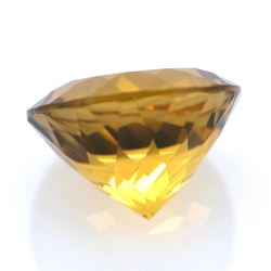 14,17 ct. Quartz Citrine Coupure Ronde