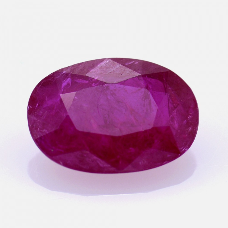 2,53 ct. RubinOval Schnitt