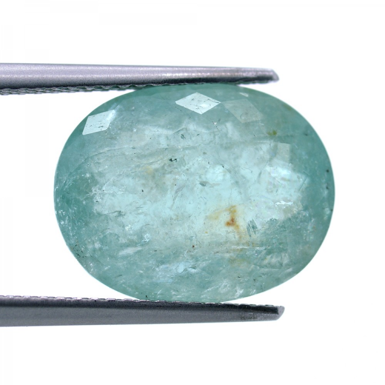 11,05 ct. Paraiba-Turmalin im Ovalschliff, 14,83 x 14,13 mm