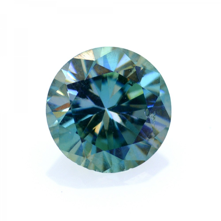 0,82 ct Moissanit Rundschliff 6,26 x 6,25 mm