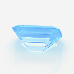 13,35 ct Topaze Bleu Taille Émeraude