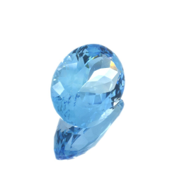 20,69 ct  Topacio Azul Talla Oval