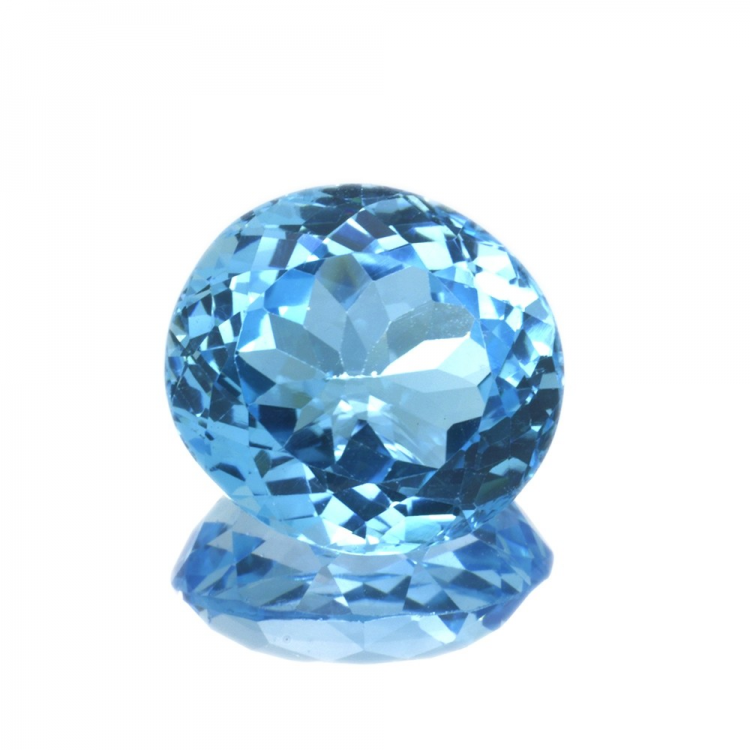 16,64 ct  Topacio Azul Talla Oval