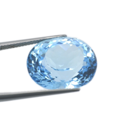 27,02 ct  Topacio Azul Talla Oval