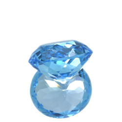 19,34 ct Topaze Bleu Taille Ovale