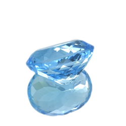 22,79 ct  Topacio Azul Talla Oval