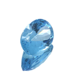 22,56 ct  Topacio Azul Talla Oval