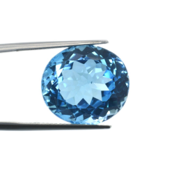 23,75 ct  Topacio Azul Talla Oval