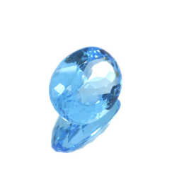 19,24 ct Blau Topas Oval Schnitt