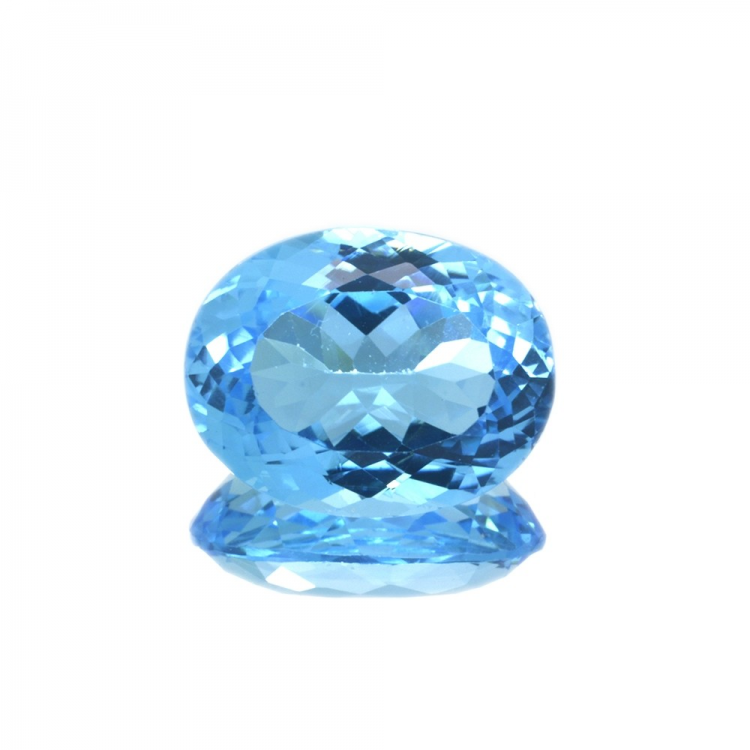 19,24 ct Blau Topas Oval Schnitt