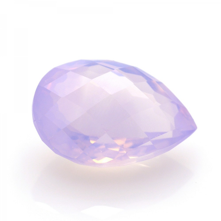 16,68 ct Amatista Lavanda Talla Pera con Damero 20,44x14,91mm