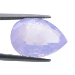 16,68 ct Amatista Lavanda Talla Pera con Damero 20,44x14,91mm