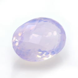 21,63ct Amatista Lavanda Talla Ovalada con Damero 20,32x15,18mm