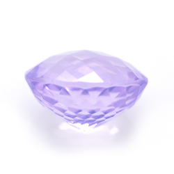 11,69 ct Lavendel-Amethyst Rund Schnitt mit Schachbrett 14,70x14,62mm