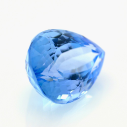 41,03 ct Topaze Bleu Suisse Taille Poire