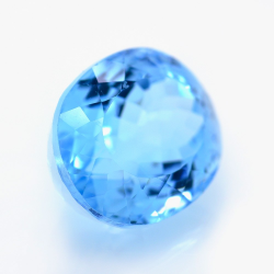 32,34 ct Topazio Blu Svizzero in Facetatto Ovale