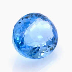 36,39 ct Topaze Bleu Suisse Taille Ovale